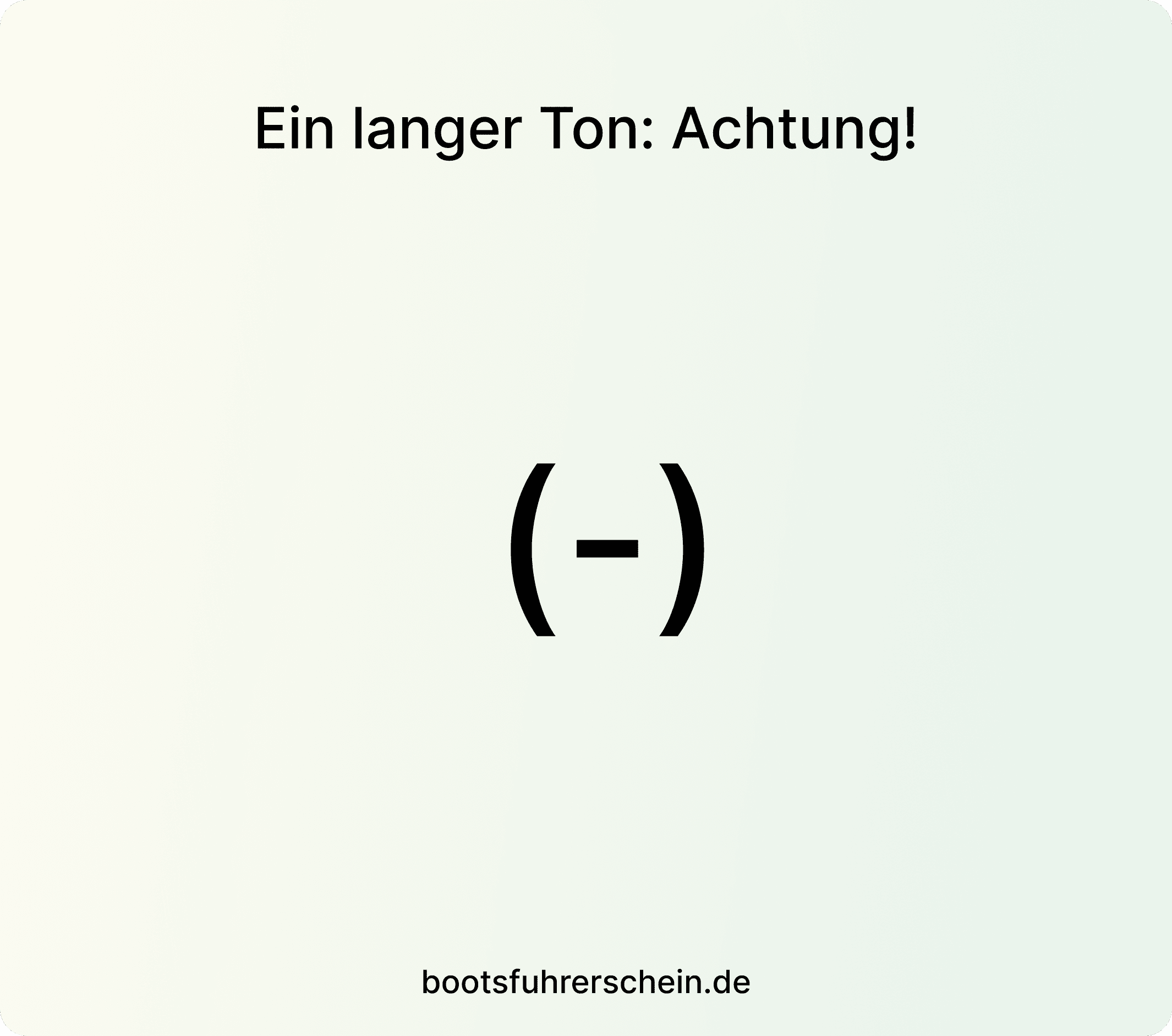04 Andere Schallzeichen