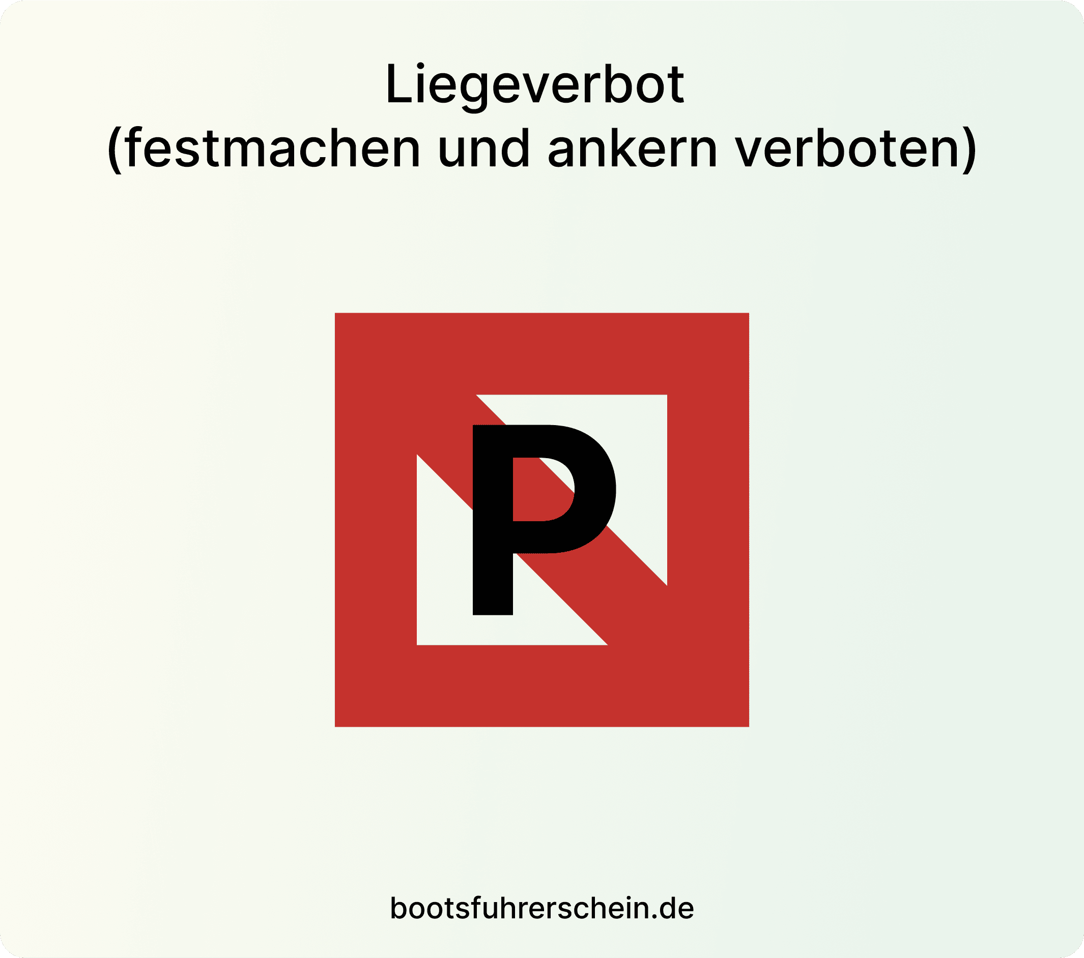 Verbotszeichen