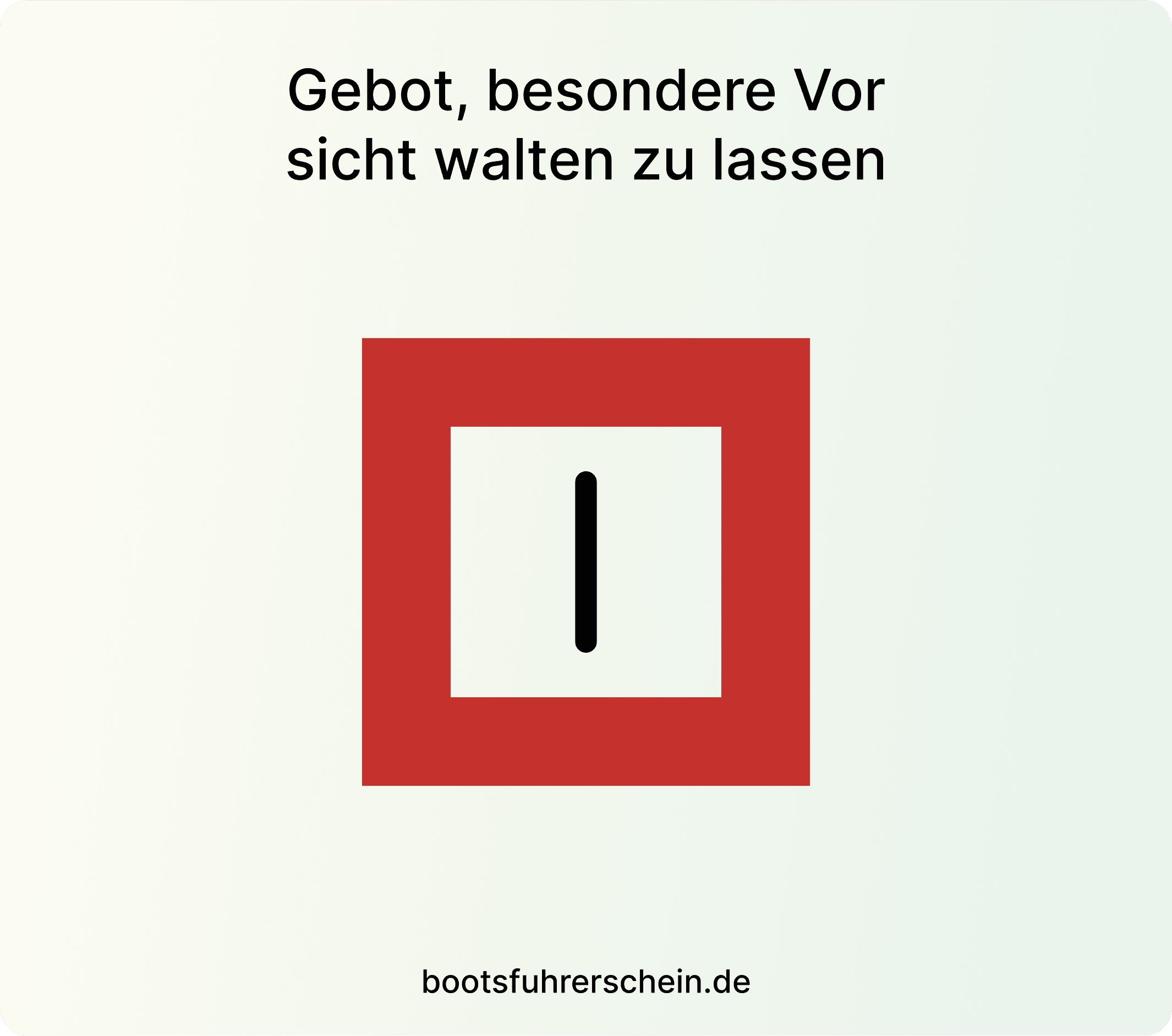 Gebotszeichen