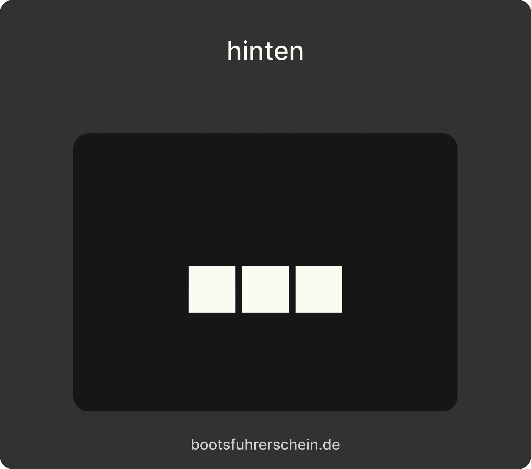 Schubverband hinten
